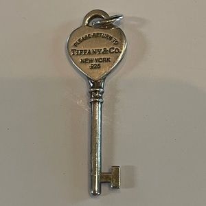 Tiffany & Co. Sterling Silver Heart Key